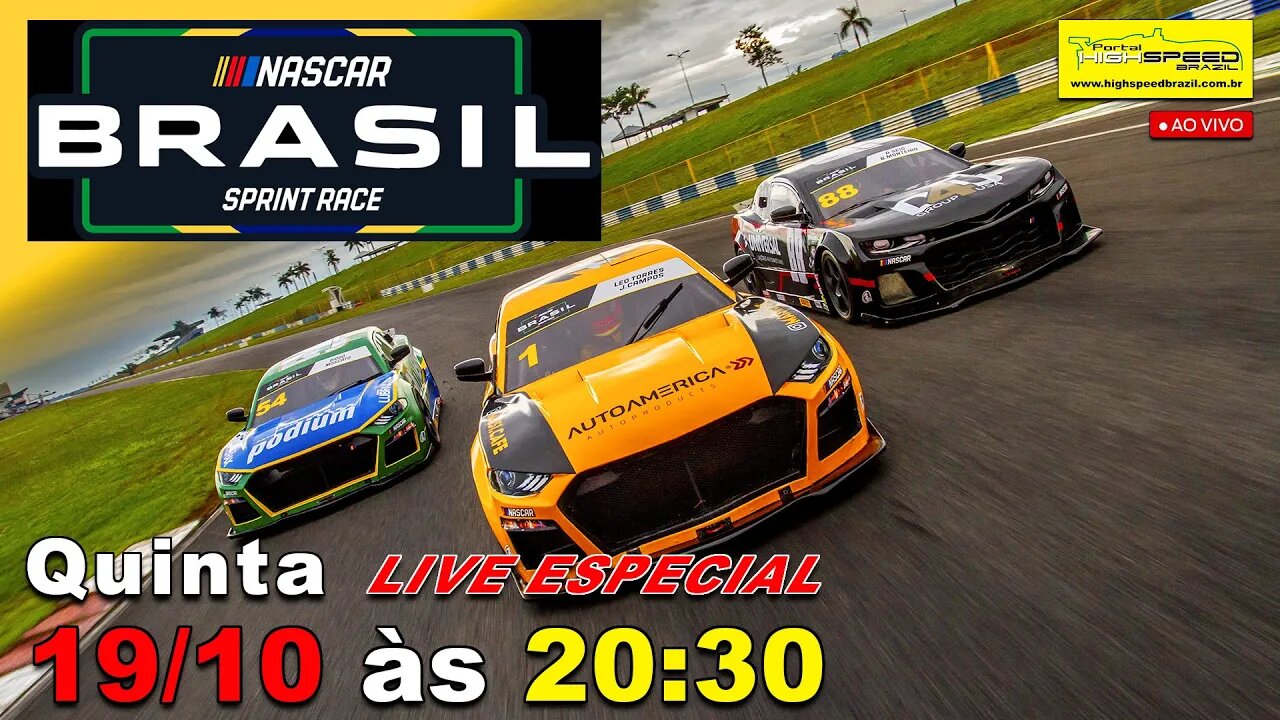 🔴 NASCAR BRASIL SPRINT RACE | LIVE ESPECIAL | AO VIVO