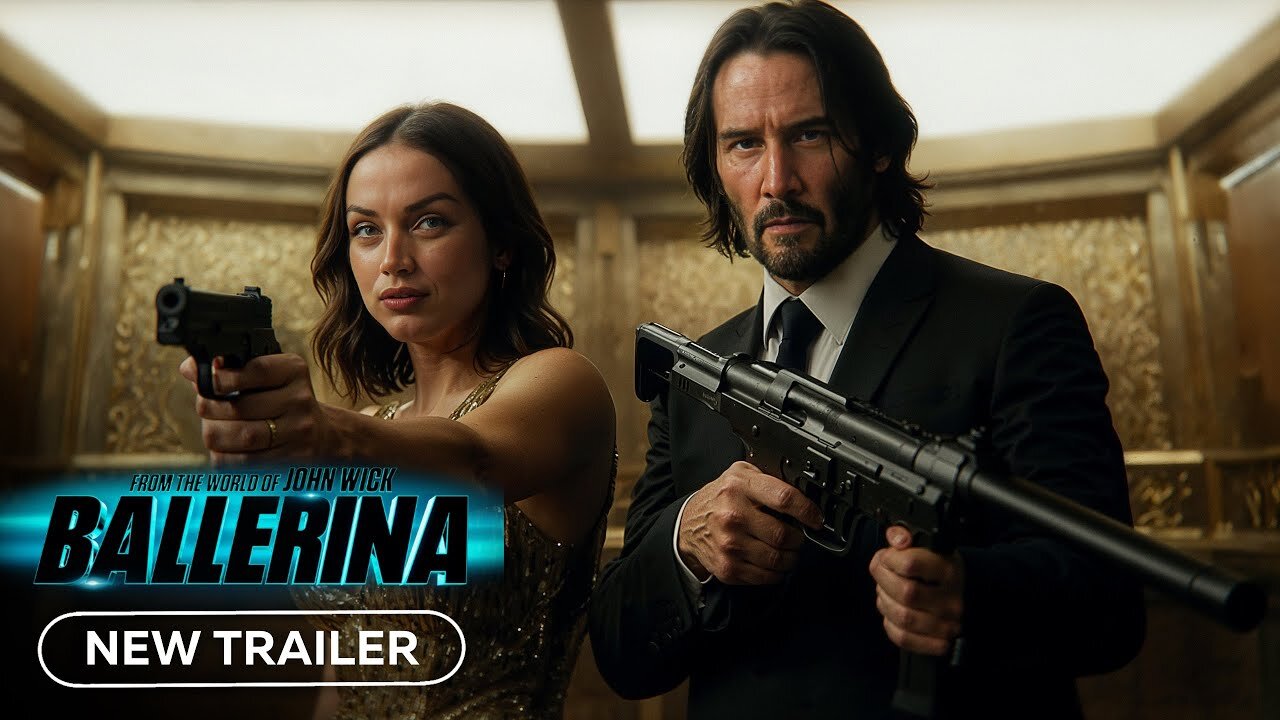 Ballerina - New Trailer (2025) Ana de Armas, Keanu Reeves (4K)