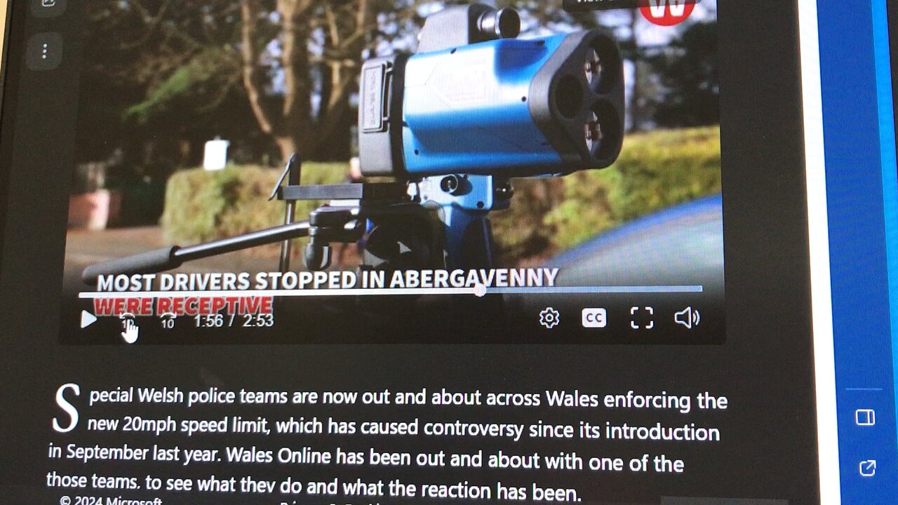 Wales UK speed limit enforcement