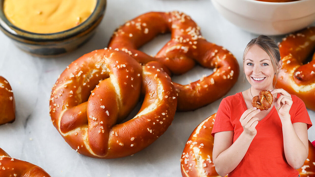 Sourdough Soft Pretzels