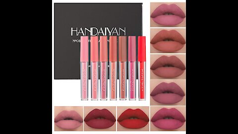 Matte Liquid Lipstick Makeup Set 7Pcs