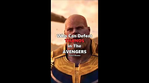 Thanos vs avengers