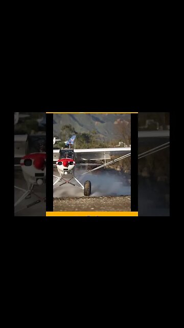 Amazing #Plane #Landing on Muddy Lake #AeroArduino #Aviation #Flying