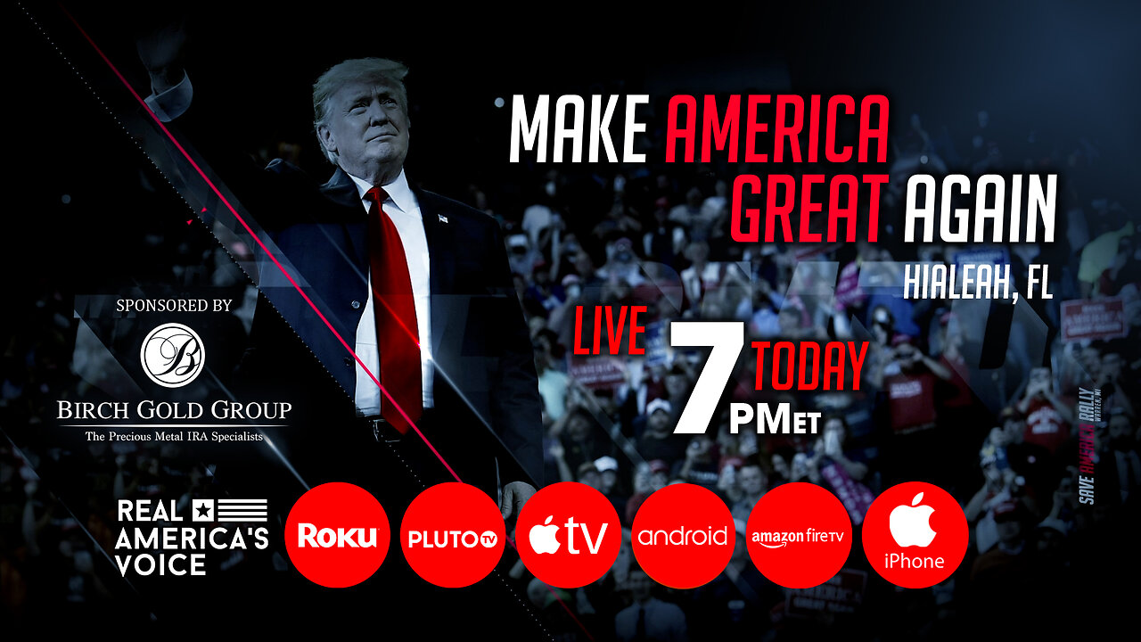 PRESIDENT TRUMP MAGA RALLY HIALEAH FL 11-8-23