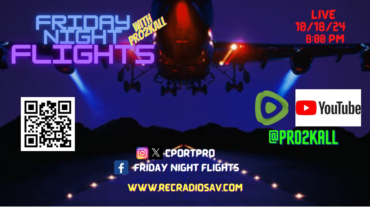 Friday Night Flights 10/18/24: Kamala Krash, Trump Dash!!!!