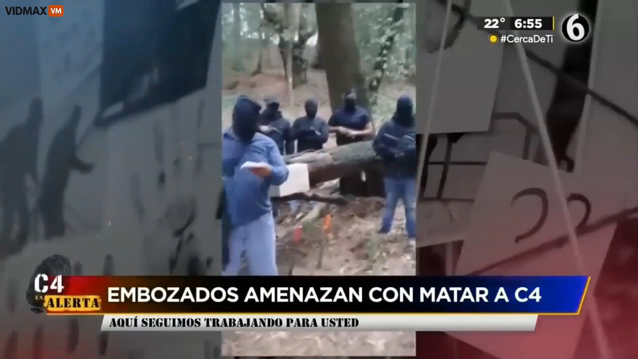 Mexican Journalist's Life Is Threatened By The Cartel, Shown On Live TV