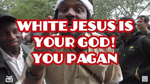 You Pagan! Bro Lamin waits his turn with hyper Christain in Speakers Corner, Funny Clip. Must Watch.