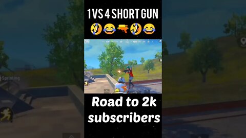 1897 Short Gun | 1v4 PUBG LITE Poetry Status #shorts