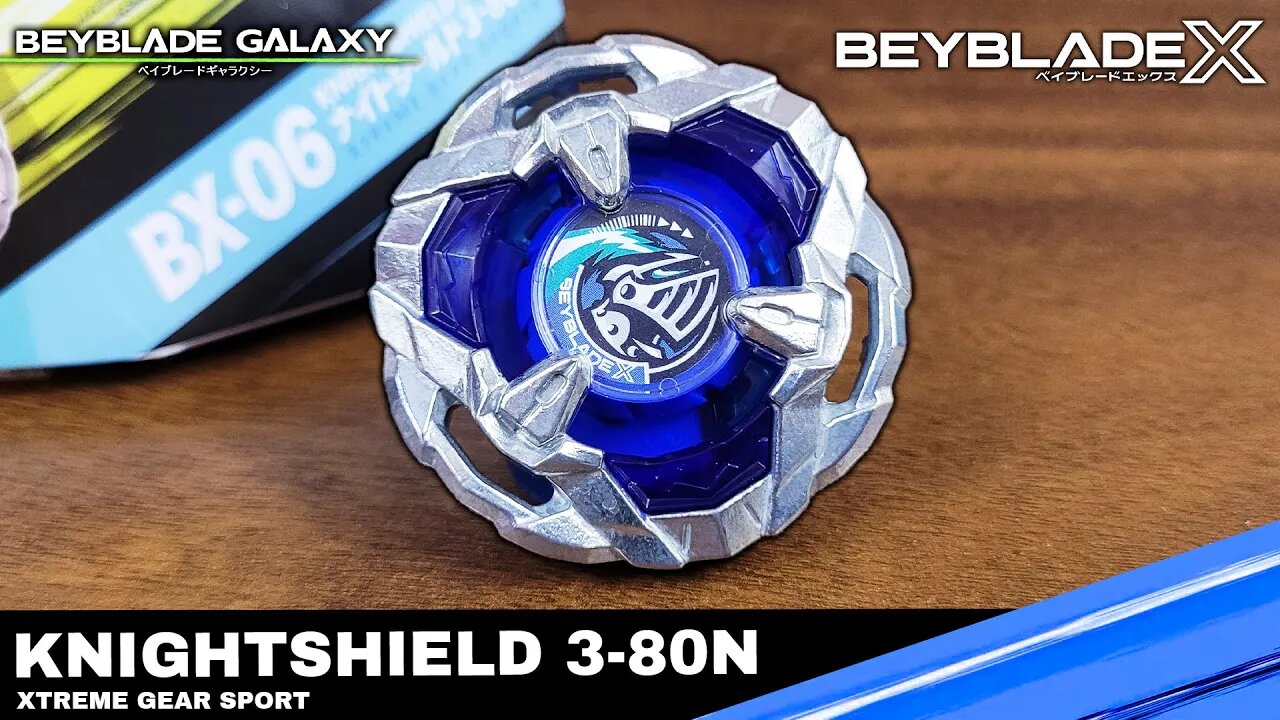 Análise BX-06 KNIGHTSHIELD 3-80N - Beyblade X ベイブレードX