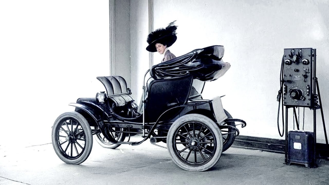 ARCADIA RISING OLD ELECTRIC CARS 1900