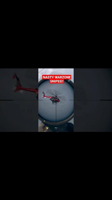 Sniping you out of a chopper! #warzone #shorts #subscribe #like #clips #comment