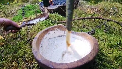 Menwiththepot Steak 🥩 with chimichurri sauce, served with crunchy toasted bread 🥖 ASMR cooking 🔥-2