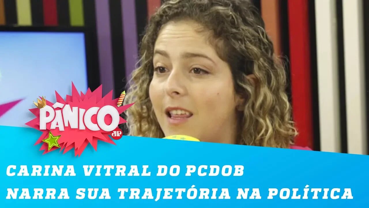 Carina Vitral do PCdoB narra sua trajetória na política