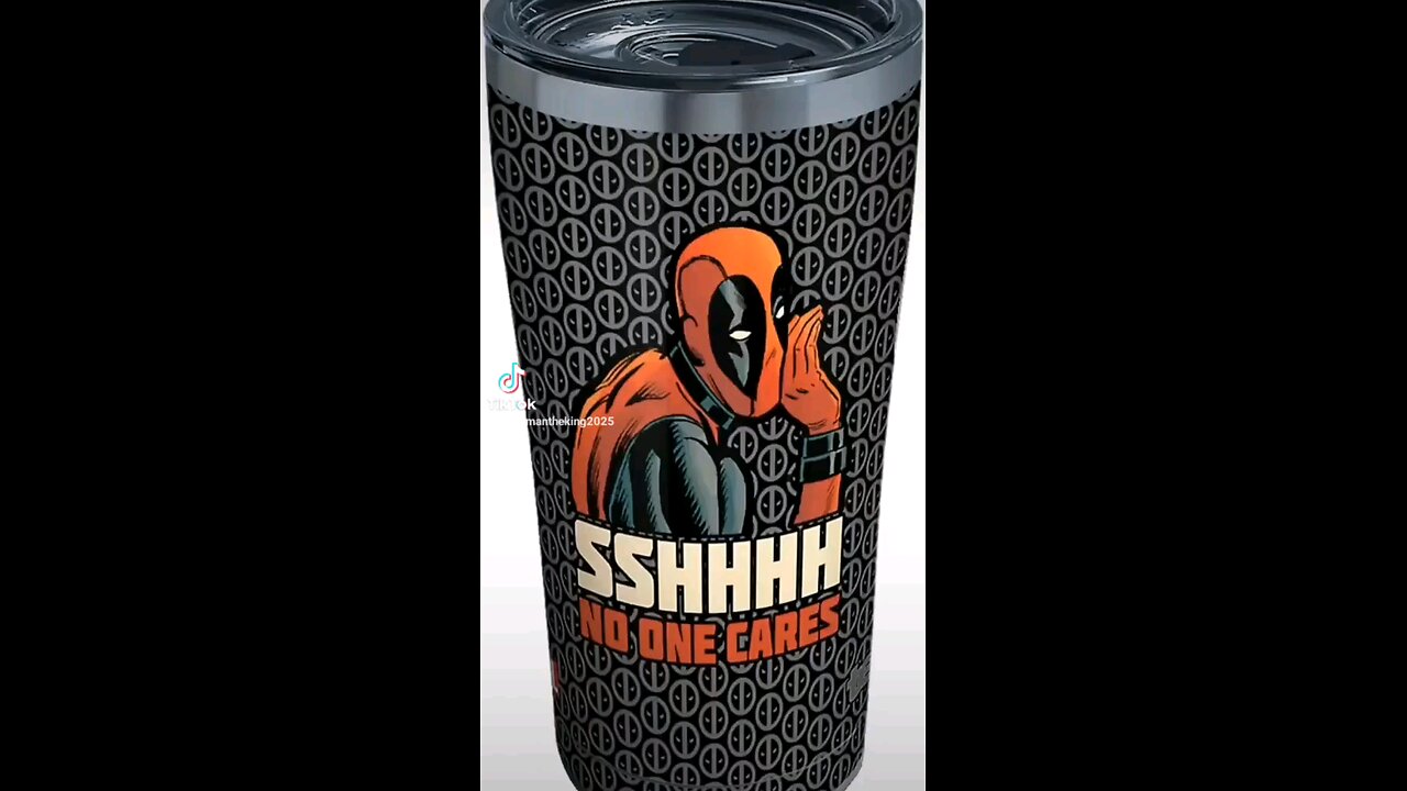 Tervis Marvel Deadpool Shhh No One Cares