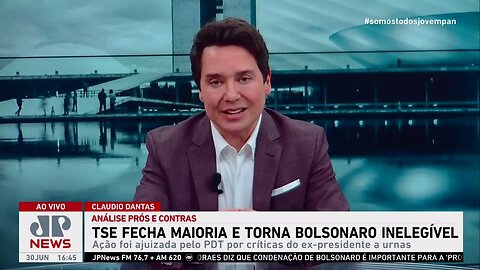 Líder da oposição no Senado manda mensagem de apoio a Bolsonaro após decisão do TSE I PRÓS E CONTRAS