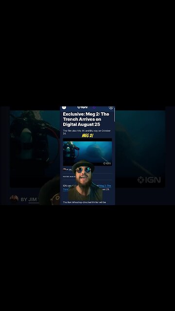 Meg 2: The Trench Digital Release Date Announced #shorts