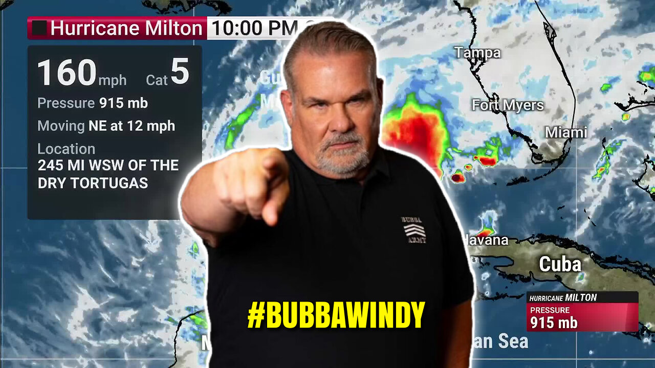 Bubba Stands on His Hurricane Milton Prediction - Bubba the Love Sponge® Show | 10/9/24