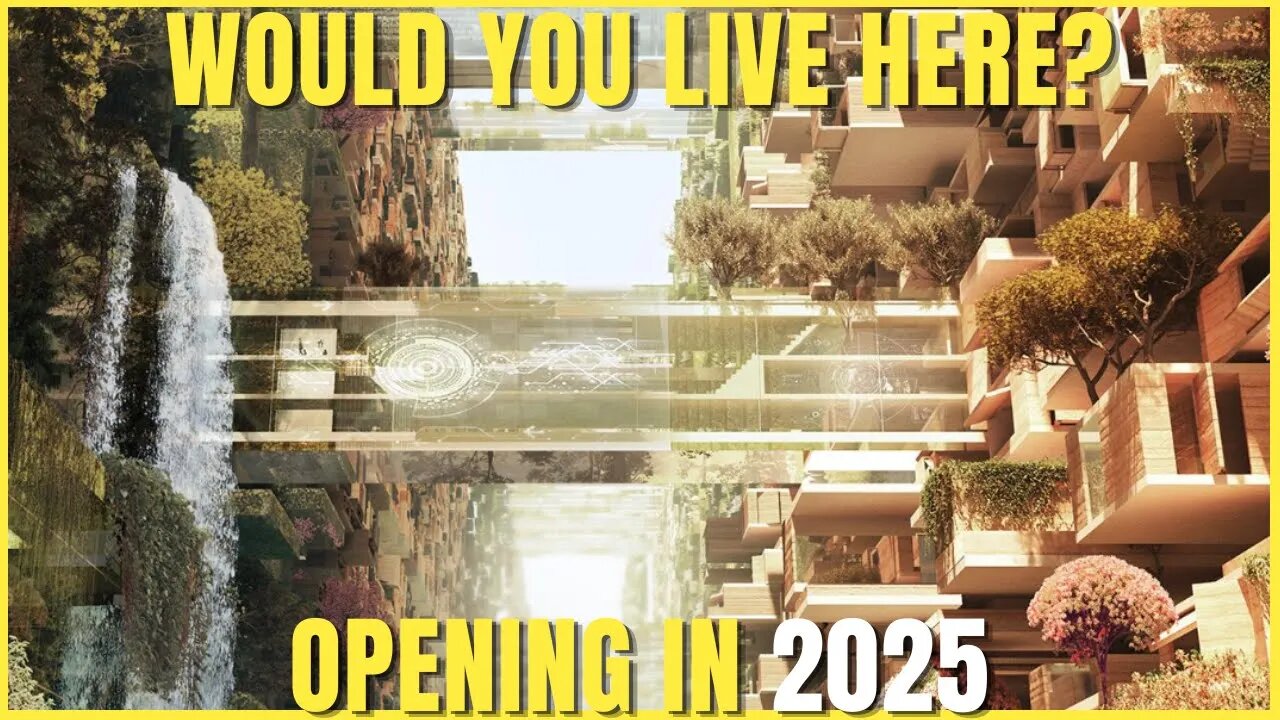 INSANE Futuristic City Opening in 2025! Would you live here?