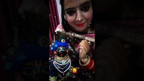 Fun with krishna l laddu gopal l #shorts #youtubeshorts