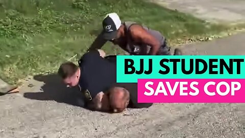 BJJ Student Saves a Cop!