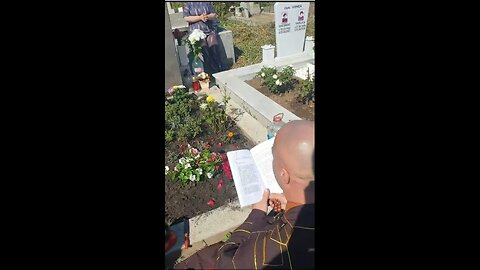 Fragment from a Buddhist memorial service for Mr Jigen in a Romanian cemetery