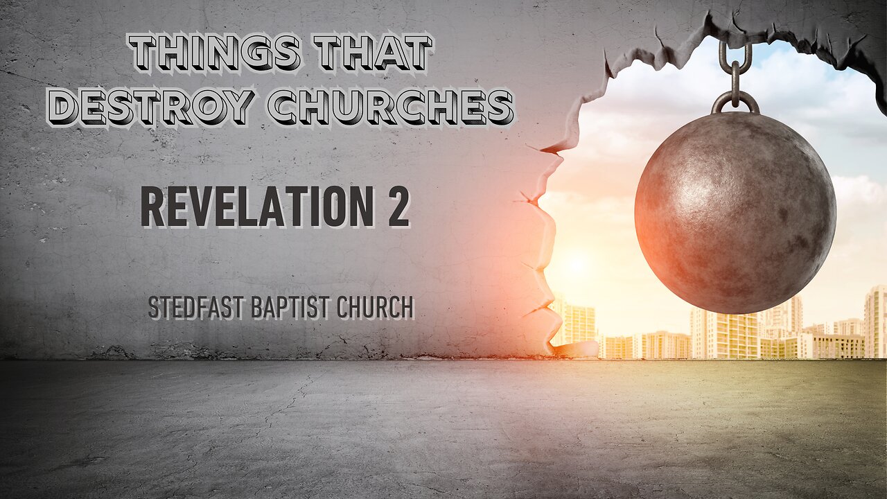 Things That Destroy Churches - Pastor Jonathan Shelley | Stedfast Baptist Church