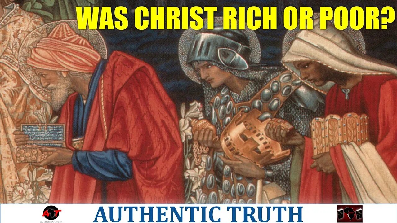 Was Christ financially rich or poor according to the bible?