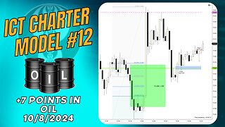 ICT Charter Model #12 - Oil PM Session +7 Points - 10082024