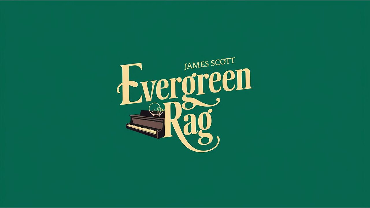 Evergreen Rag - James Scott | Lively Ragtime Piano Composition