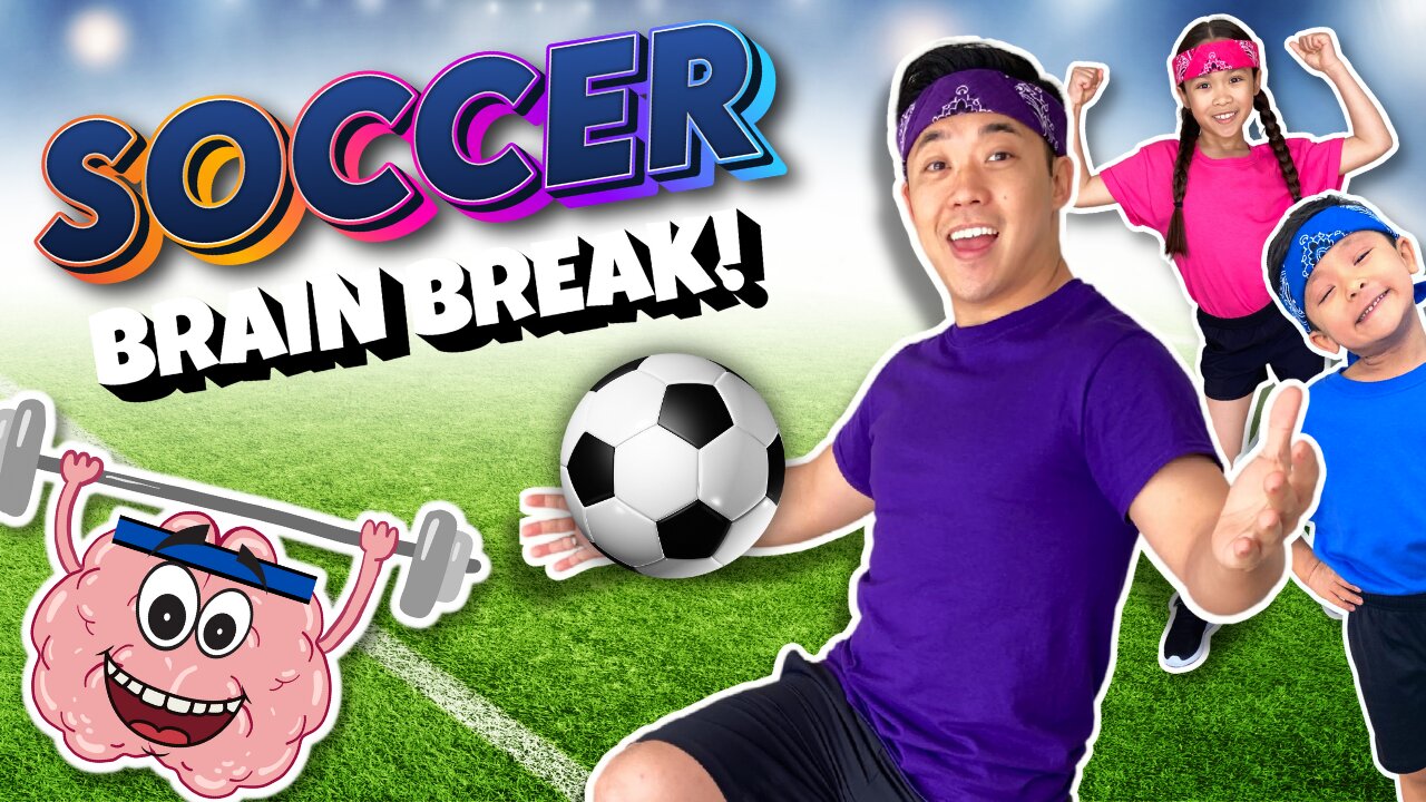 ⚽️ Soccer BRAIN BREAK | 5 Drills to Score More GOALS! Funny Fitness from the MOJO App