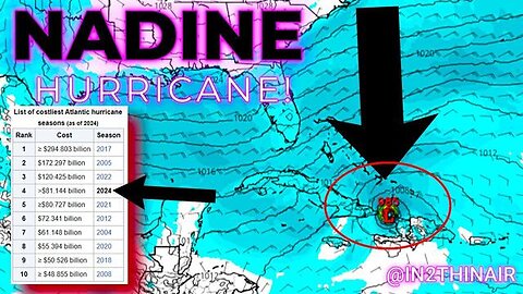 MULTIPLE Hurricanes Heading for the GULF Of Mexico! NADINE & Oscar!