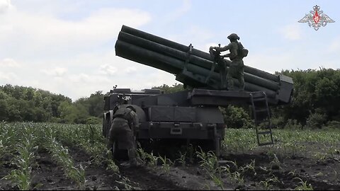 Uragan multiple-launch rocket system crews destroy AFU stronghold