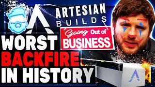 Entire Company Closed After A Single Twitch Stream! 50 Employees Fired! Artesian Builds Closes