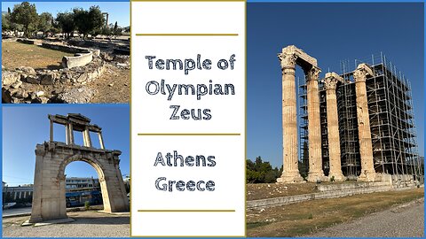 Temple of Olympian Zeus - 2nd Century Ruin - Athens Greece 2024