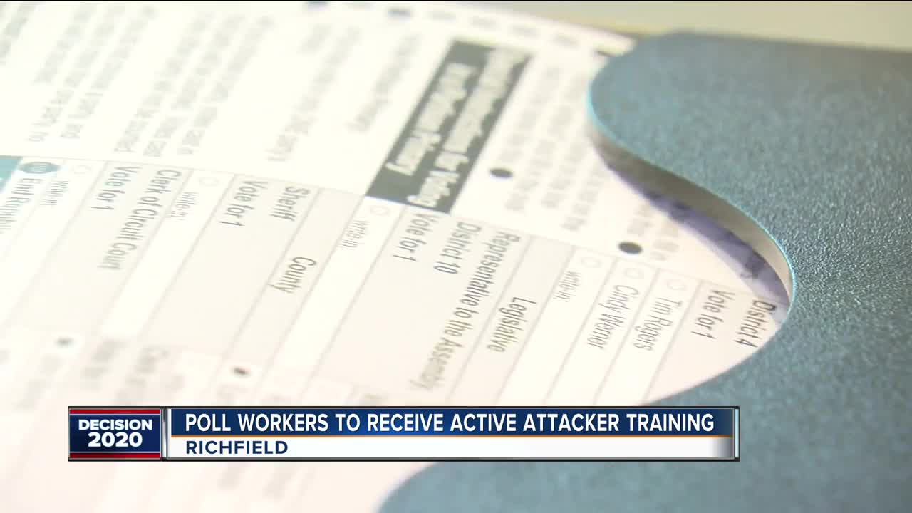 Poll workers to get trained for an active attacker situation