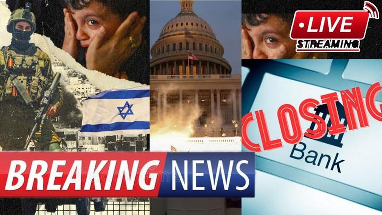 ISREAL DECLARES WAR ON HAMAS AFTER SUPRISED BOMBING/THESE MAJOR BANKS CLOSING /USA COLLAPSING FAST