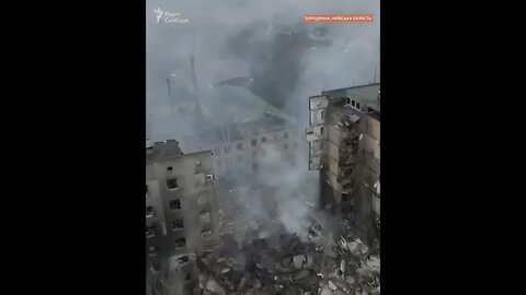 Brodyanka - Ruined by Russian bombardment