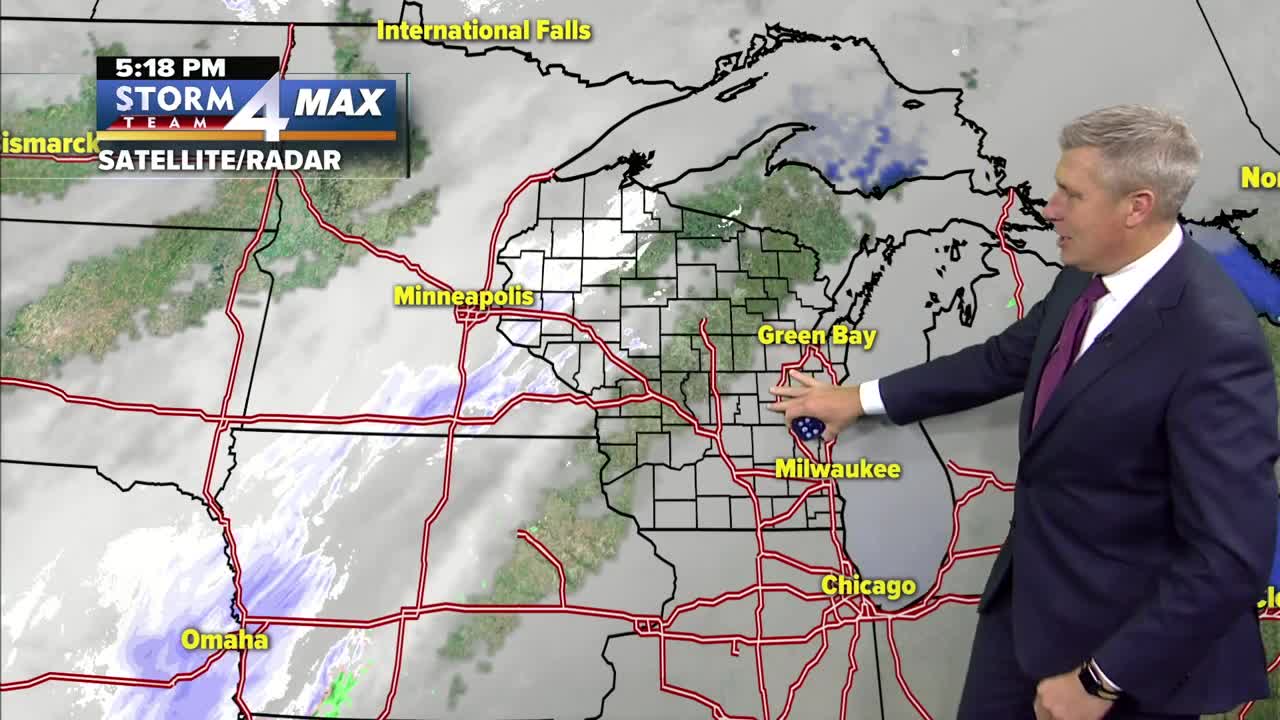 First snowfall of the season tonight, high of 40 tomorrow