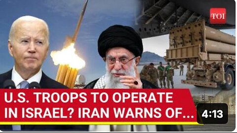 Big! U.S. Troops To Join Israel's War? Explosive Claim After Iran Warns Against THAAD 'Trigger'