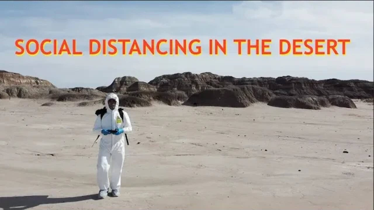 Social Distancing In The Desert, Searching for the Rover in 4K HD