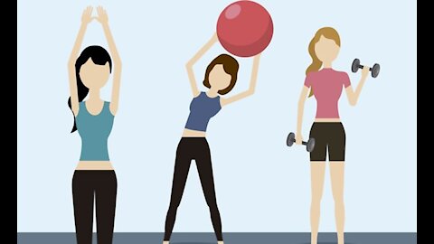 physical exercises at home, keeping your shape.