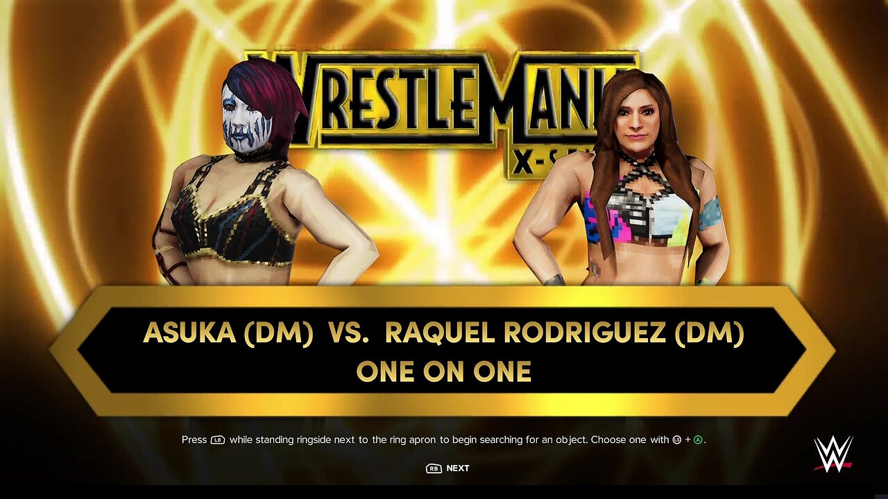 WWE 2k24 Asuka vs Raquel Rodriguez