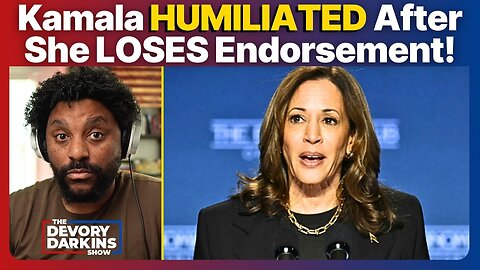 Kamala HUMILIATED After She LOSES Another Endorsement