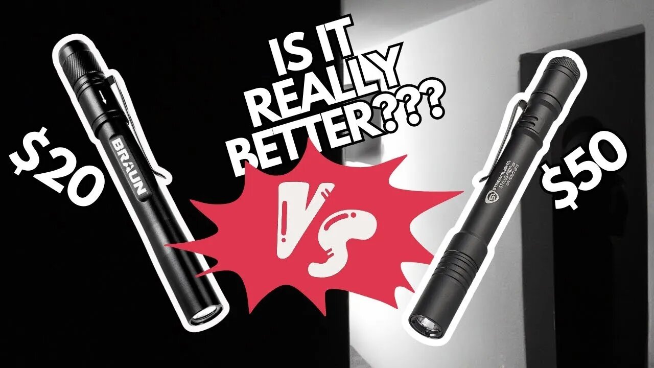 BUDGET Every Day Carry Flashlight - HARBOR FREIGHT VS STREAMLIGHT