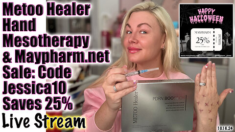 Live Metoo Healer Hand Meso therapy, and SALE! Code Jessica10 saves you 25% Off!