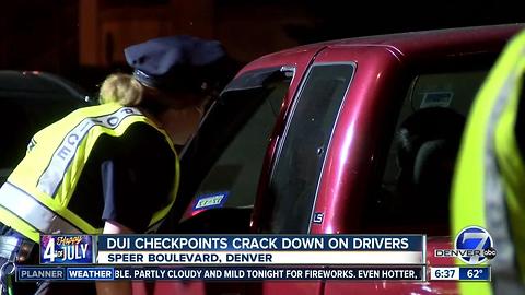 DUI checkpoint cracks down on drivers over Fourth of July