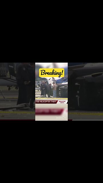 Stolen Helicopter Crashes in Sacramento! Several Others Broken Into #shorts #sacramento