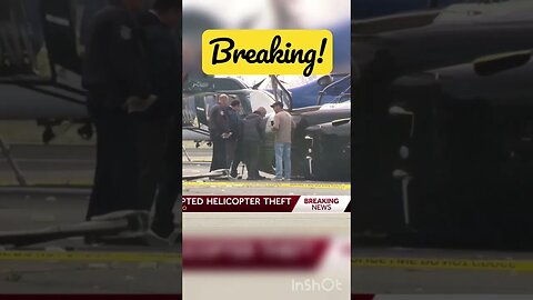 Stolen Helicopter Crashes in Sacramento! Several Others Broken Into #shorts #sacramento
