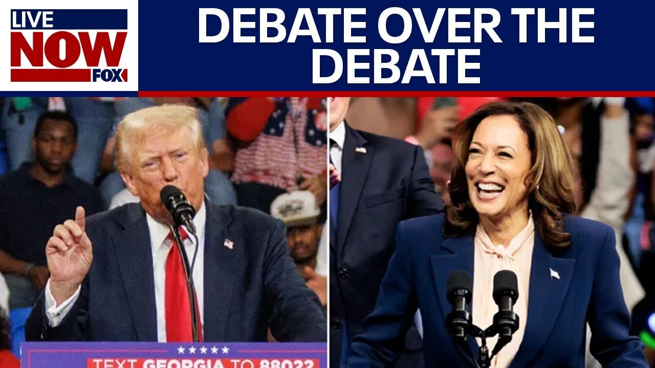 Trump, Harris campaigns clash over debate rules | LiveNOW from FOX