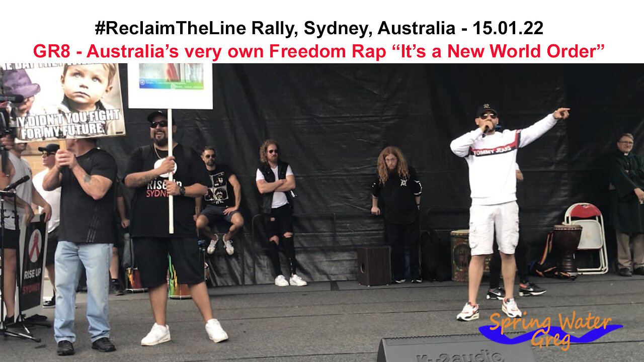 #ReclaimTheLine, Sydney - 15.01.22 - GR8 - Brilliant Rap Performance